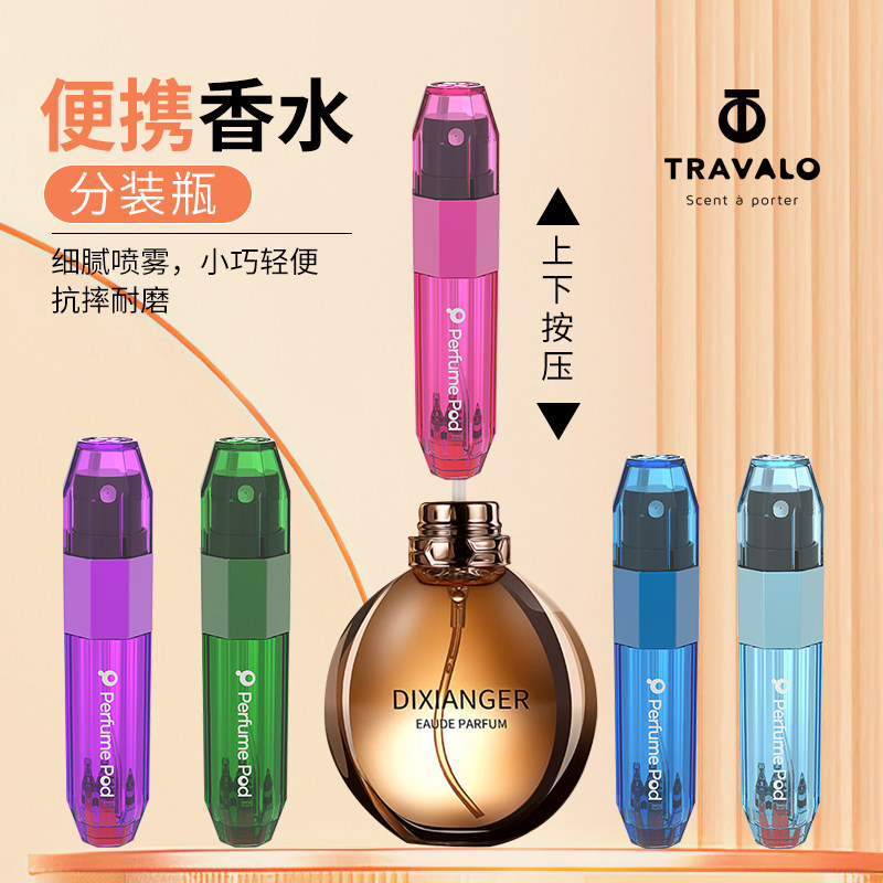 Travalo ICE 便携香水分装瓶高端底部直充旅行喷雾器5ml小样空瓶