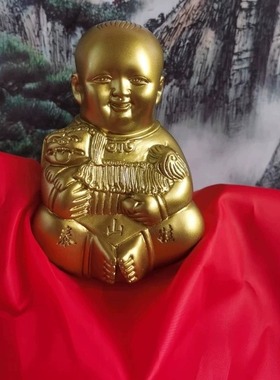 喜讯正宗泰山娃男娃一个早生贵子 产自泰山发货 拴个男娃娃回家啦