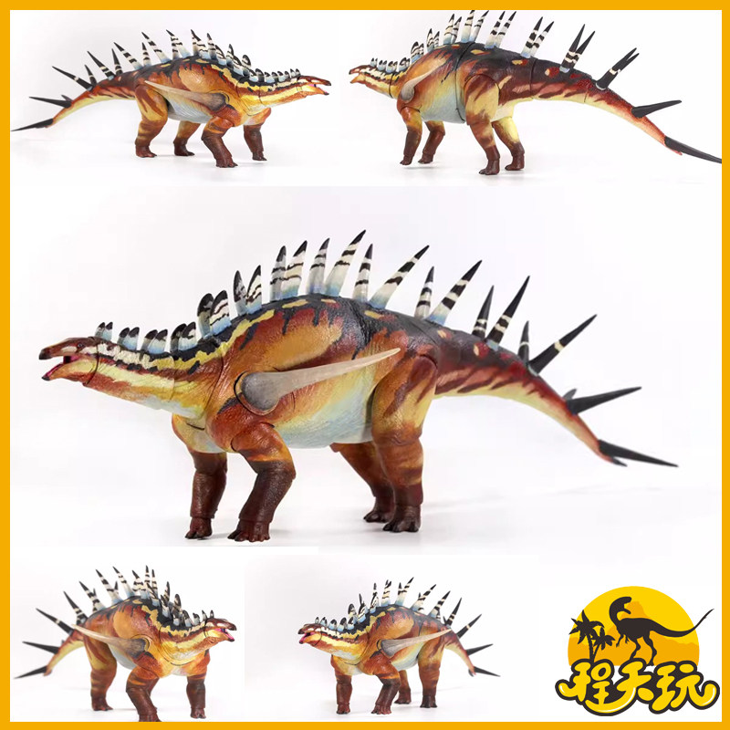 中生代野兽BOM钉状龙关节可动玩具 仿真侏罗纪恐龙古生物剑龙手办