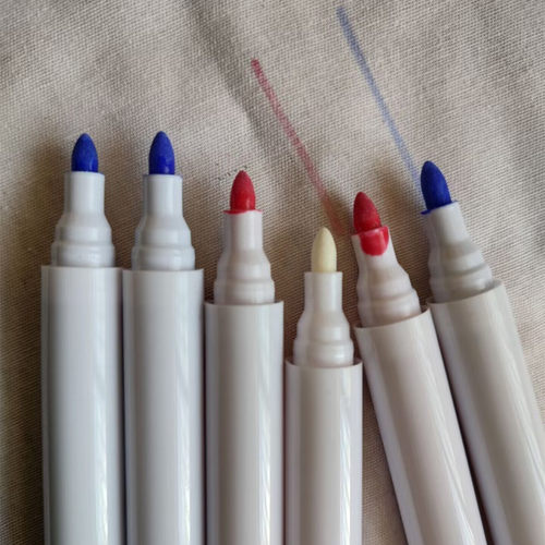 网布高温笔服装厂布料划粗线点位熨烫热消笔做记号高温褪色消失笔