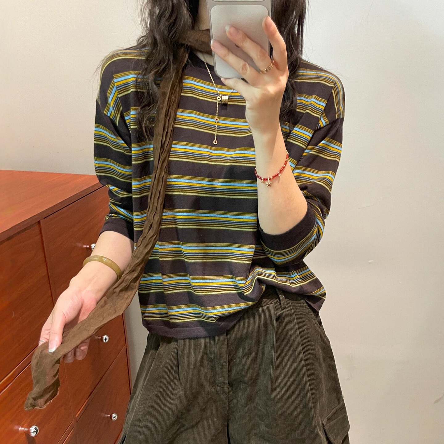配围巾细羊毛针织衫女欧洲站毛衣