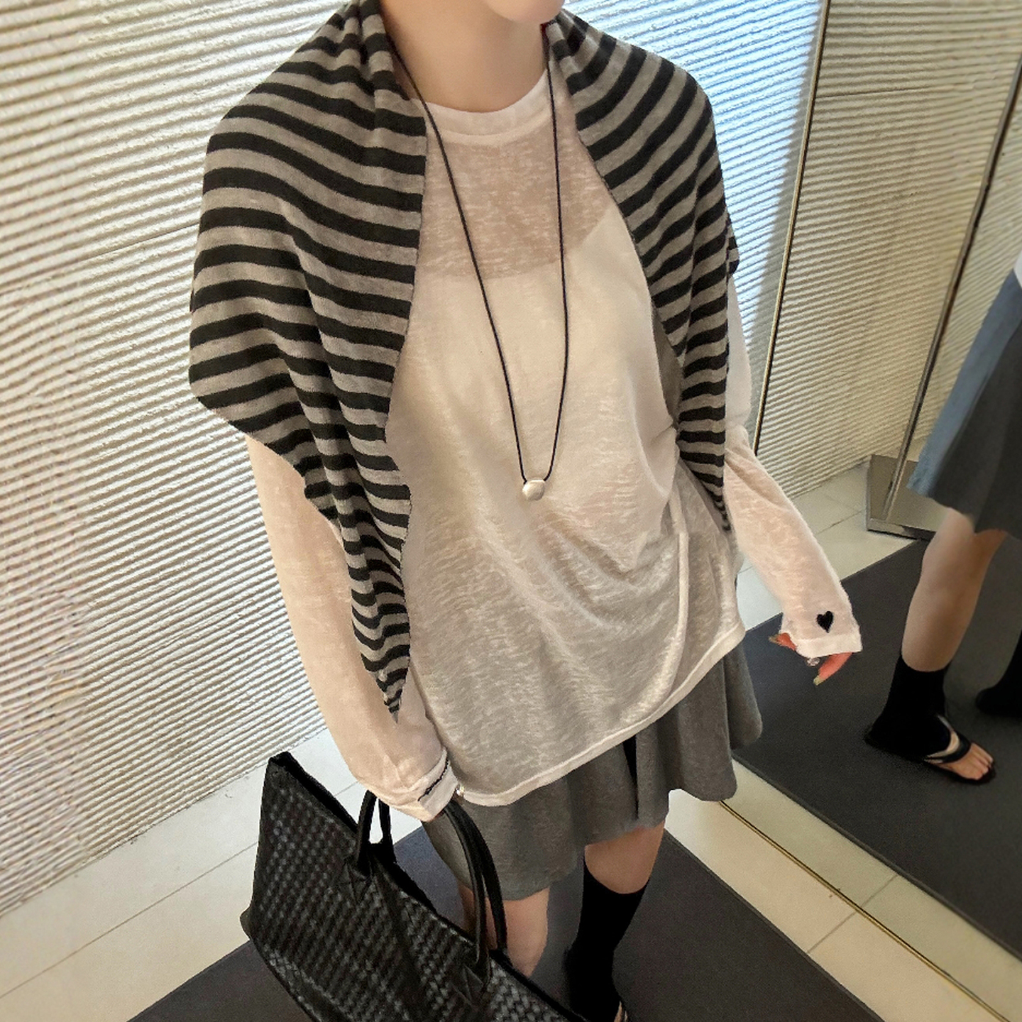配披肩天丝面膜T恤短裤两件套装女欧洲站2025夏装新款欧货女装潮