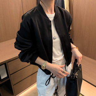复古立领棒球服外套女欧洲站2026春装 欧货女装 时尚 夹克上衣潮 新款