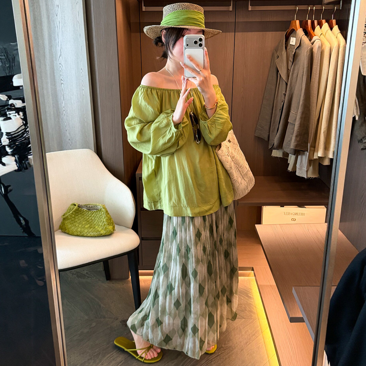 一字领防晒衣衬衫半身裙两件套装女欧洲站2026夏季新款欧货女装潮