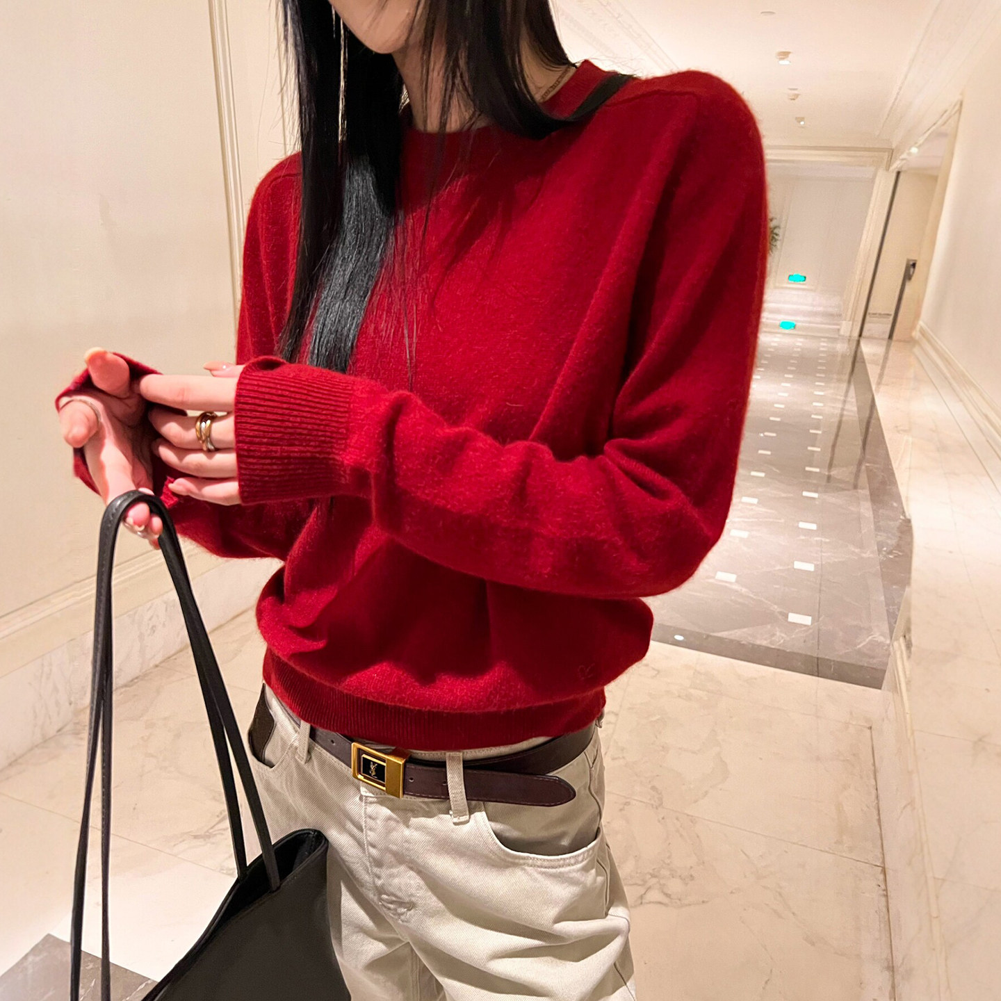 糖果色细羊毛针织衫女欧洲站毛衣