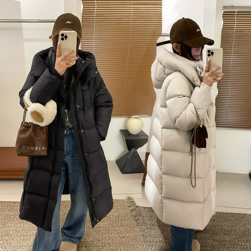 95绒连帽面包羽绒服女欧洲站外套