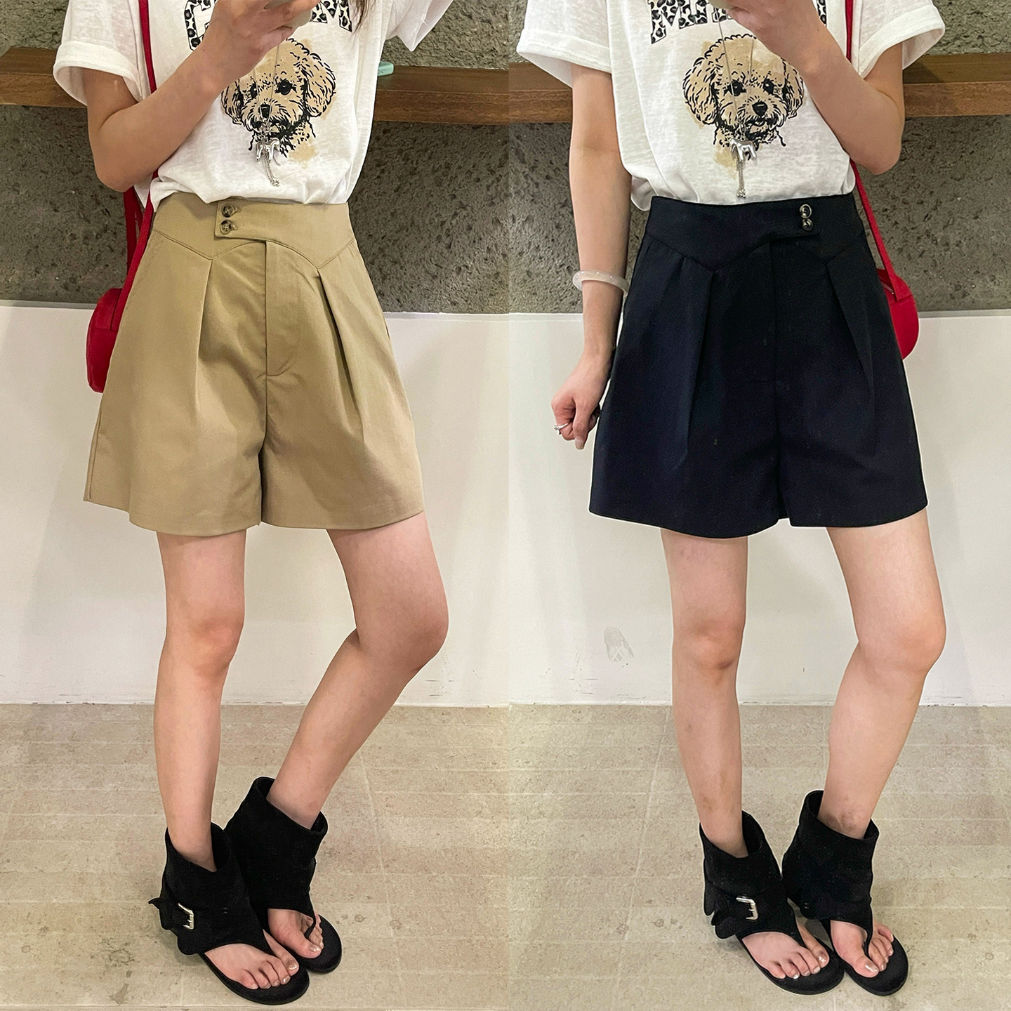 两粒扣A字西装阔腿短裤女欧洲站2026夏季新款欧货女装休闲热裤潮