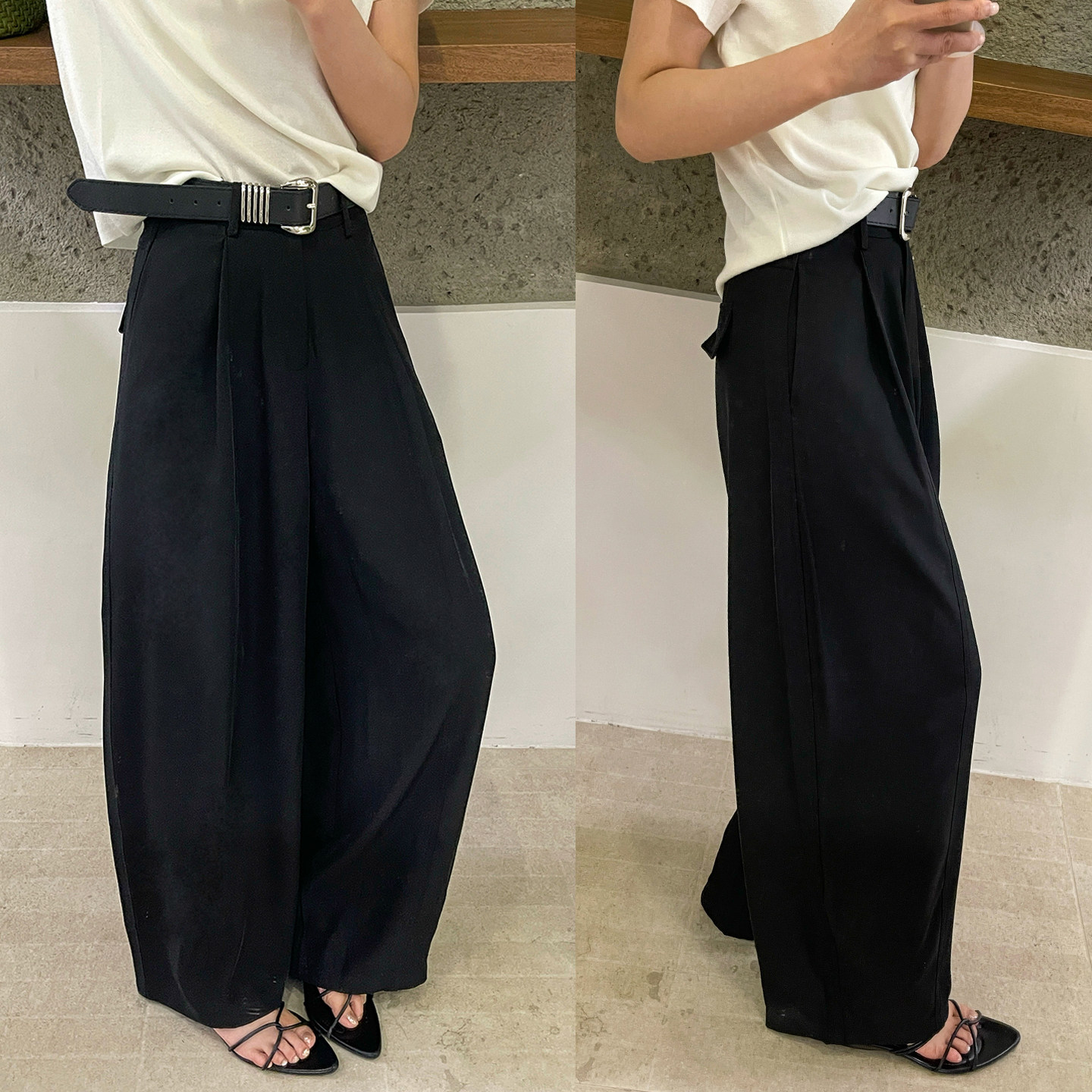 高级感拖地西装阔腿裤女欧洲站2026夏季新款欧货女装时尚休闲裤潮