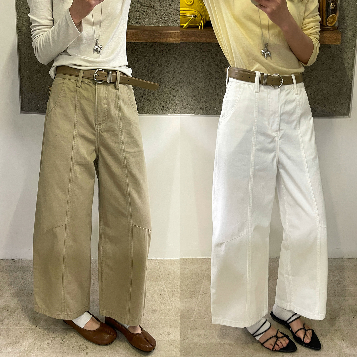 高级感直筒西装阔腿裤女欧洲站2026春装新款欧货女装九分休闲裤潮