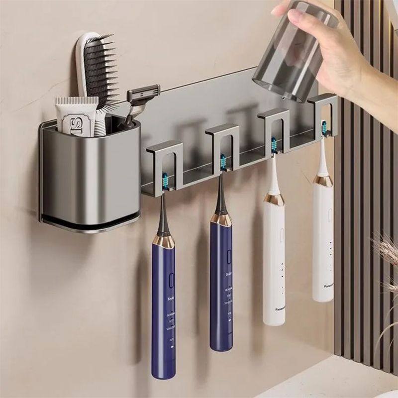 贝凯牙刷置物架免打孔刷牙杯漱口杯架子壁挂式卫生间家庭牙具挂架,家装主材,卫浴置物架,淘宝优惠券,粉丝福利购,淘宝优惠卷