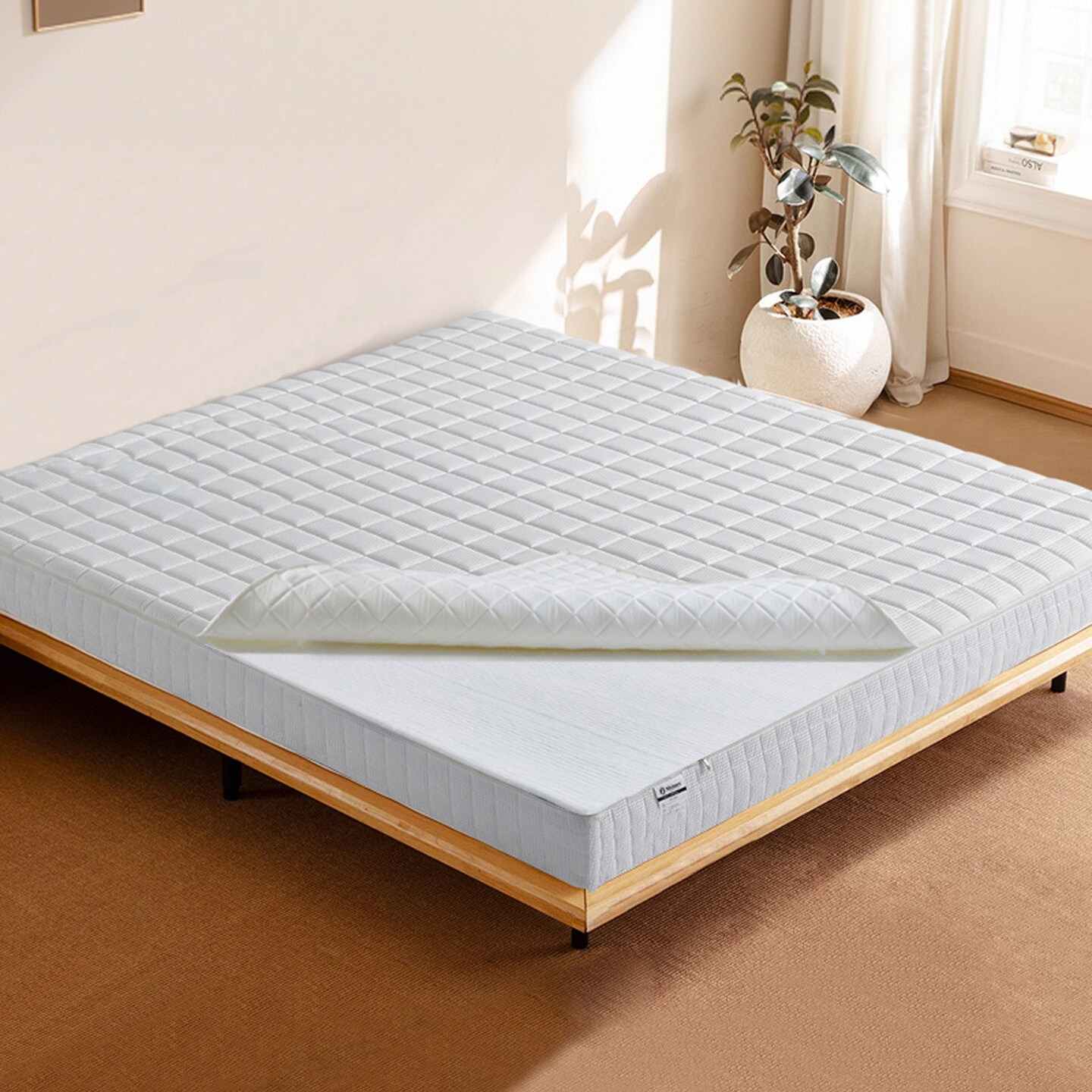 海马乾坤床垫独立袋弹簧1.8m全拆可拆洗记忆棉偏硬护脊薄款无胶