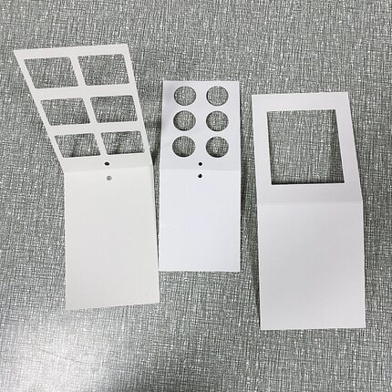 面料小样收纳色卡 绕线纱卡 纱线绕线卡