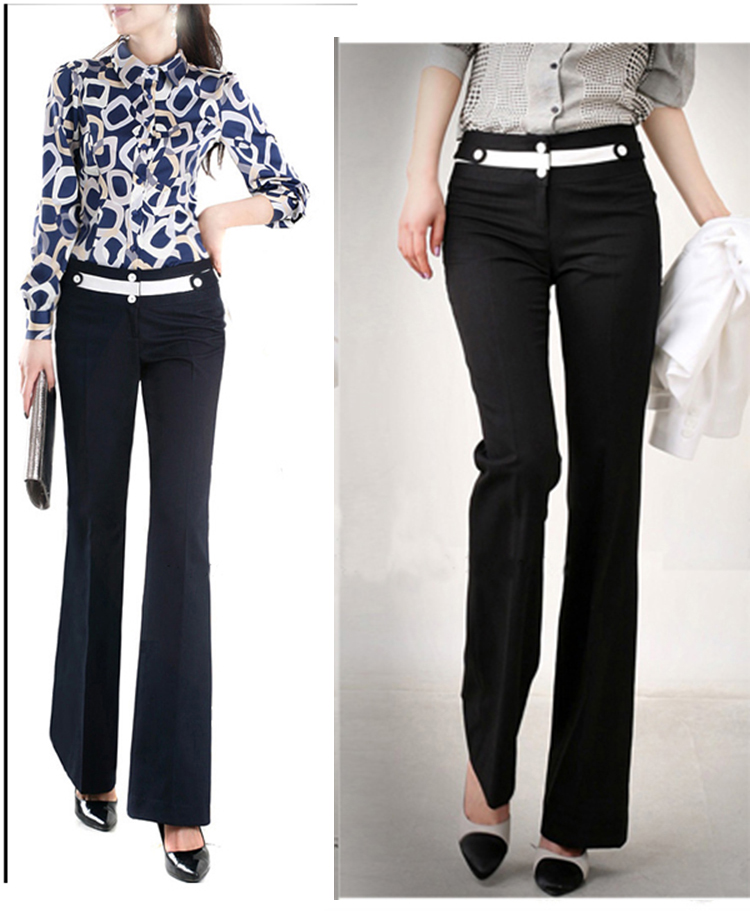 修身裤韩版西裤正装女裤