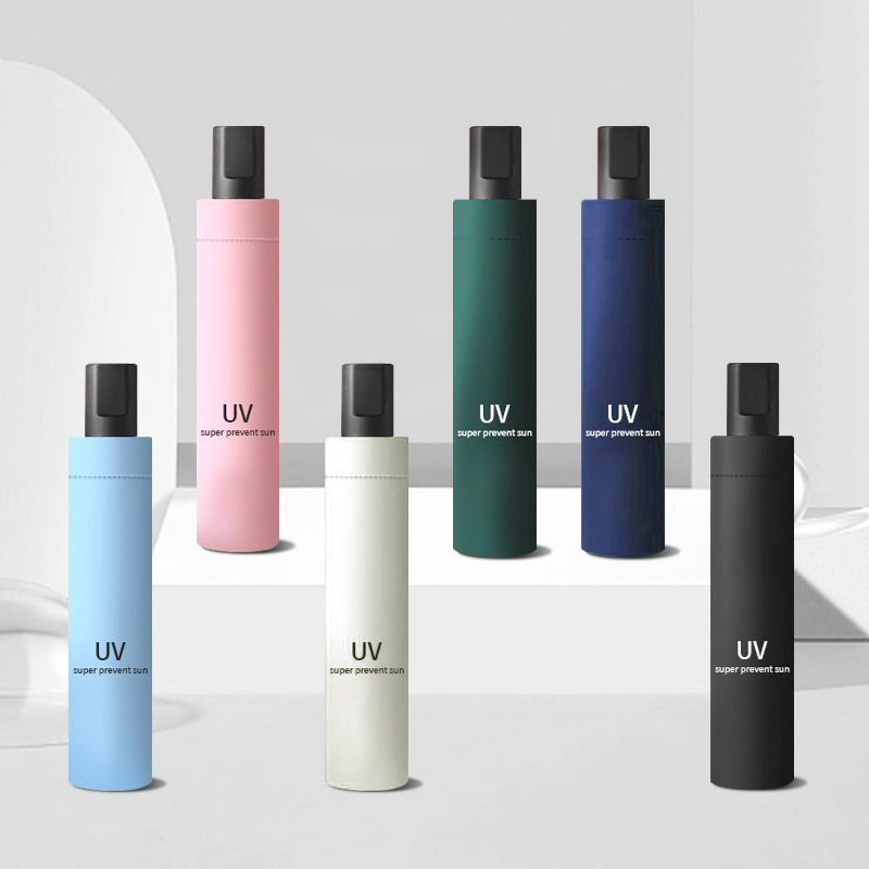 Mrs Liu/刘夫人防紫外线黑胶晴雨两用伞防紫外线手动折叠雨伞遮阳