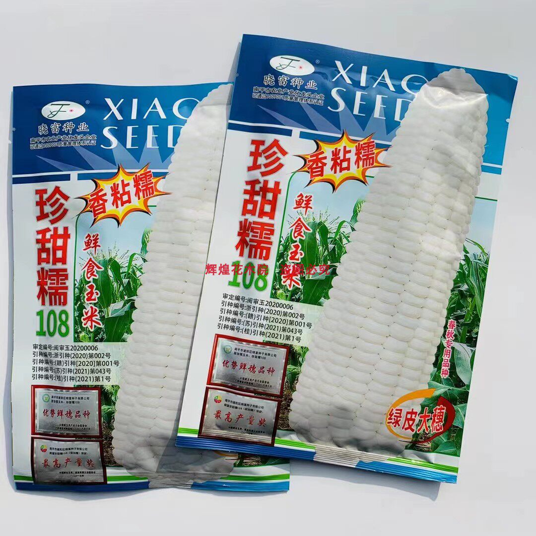 蔬菜种甜糯玉米种子白玉米种籽玉米种子四季种植农家大棒高产包邮