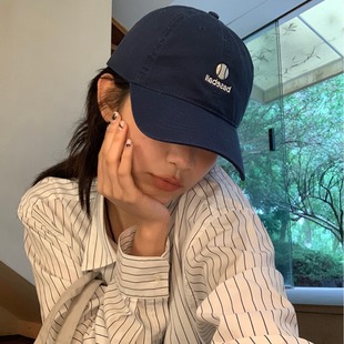 美式 baseball 字母刺绣水洗软顶棒球帽子女百搭休闲 Kataki Vva
