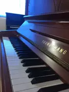 Yingchang piano cũ u121 dành cho người lớn mới bắt đầu Hàn Quốc luyện tập trắng thử nghiệm gỗ rắn thẳng đứng - dương cầm