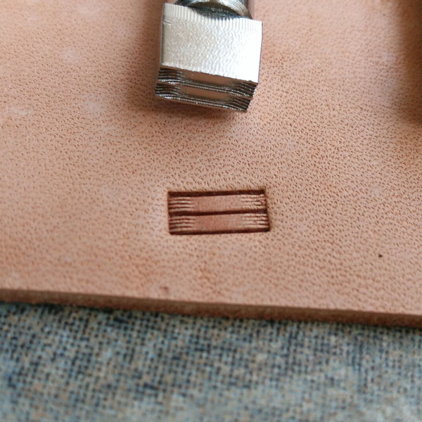 皮雕皮艺印花工具 DIY手工新品 精致钢制精雕编织纹席纹几何印刻