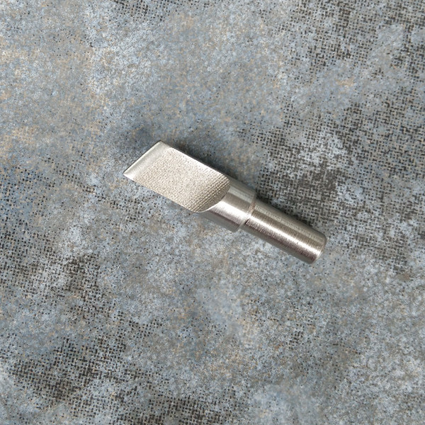 皮雕画线工具皮艺diy旋转刻刀刀头新品不锈钢标准窄斜刀头刃宽7mm