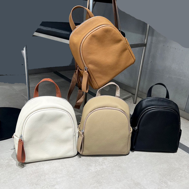 【孤品清仓！无瑕疵！头层牛皮！经典款小背包！】双肩包女士背包