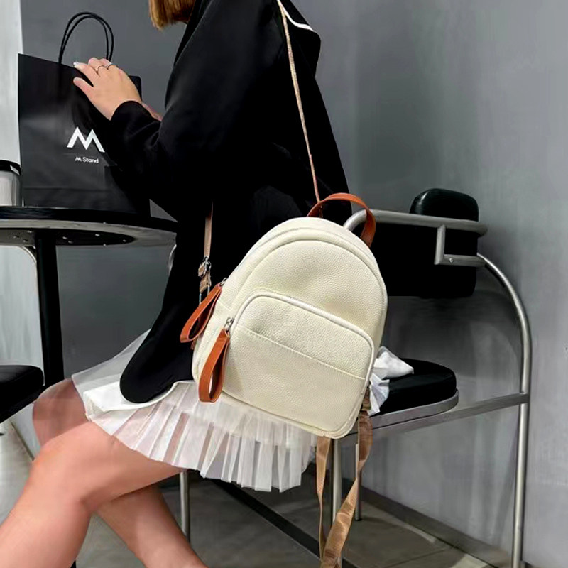 小背包女真皮2025春夏新款双肩包头层牛皮双肩包时尚休闲软皮包包