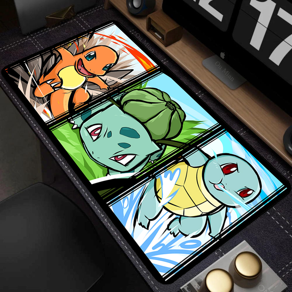 900x400鼠标垫桌面垫笔记本电脑P-pokemon办公室鼠标垫桌面装饰扩