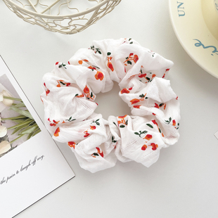 夏日森女发饰小清新发圈花朵发绳布艺大肠圈皮筋头绳盘发丸子头饰