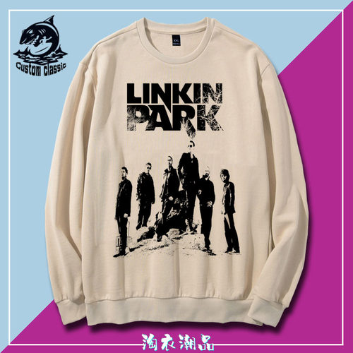 林肯公园LINKIN PARK 摇滚朋克重金属嘻哈长袖卫衣外套头男女春秋