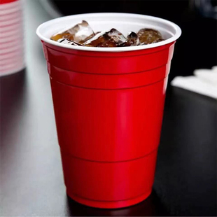 cup solo 美国派对杯一次性红色塑料杯beer pong杯子歌专用杯red
