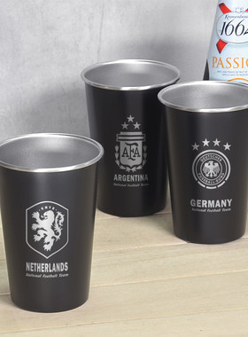2026世界杯周边阿根廷荷兰德国足球主题纪念品水杯啤酒杯子小礼物
