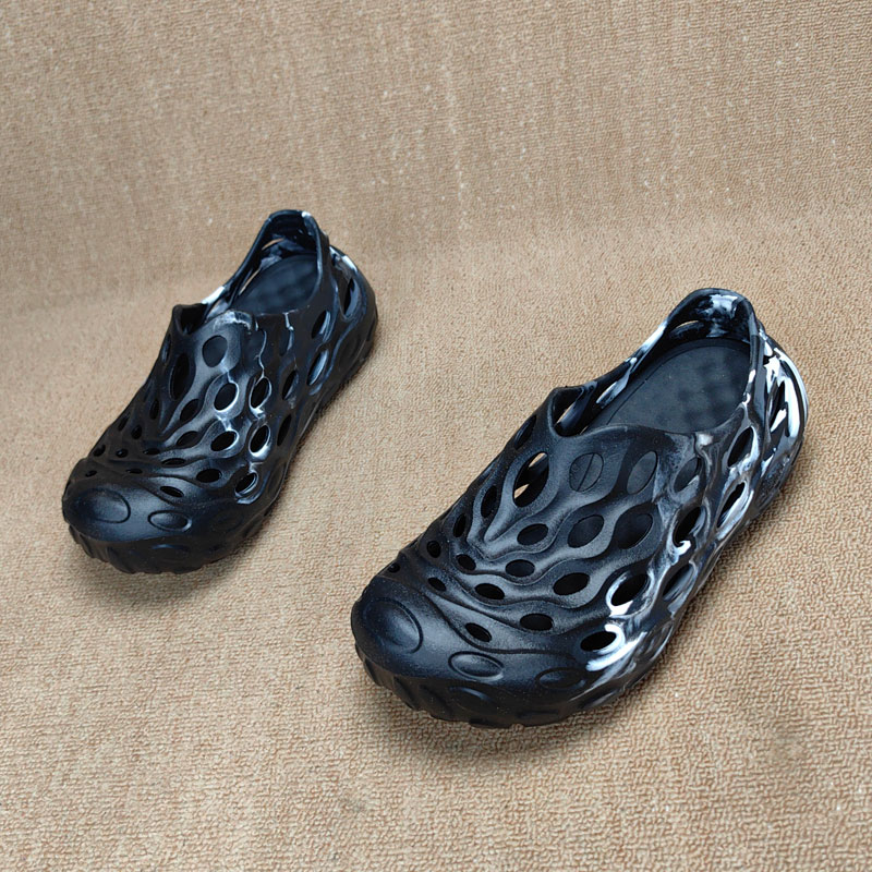 夏季高端洞洞鞋男款沙滩鞋速干软