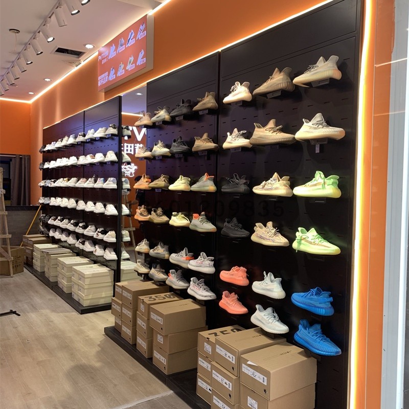 运动鞋展示架专卖店壁挂式