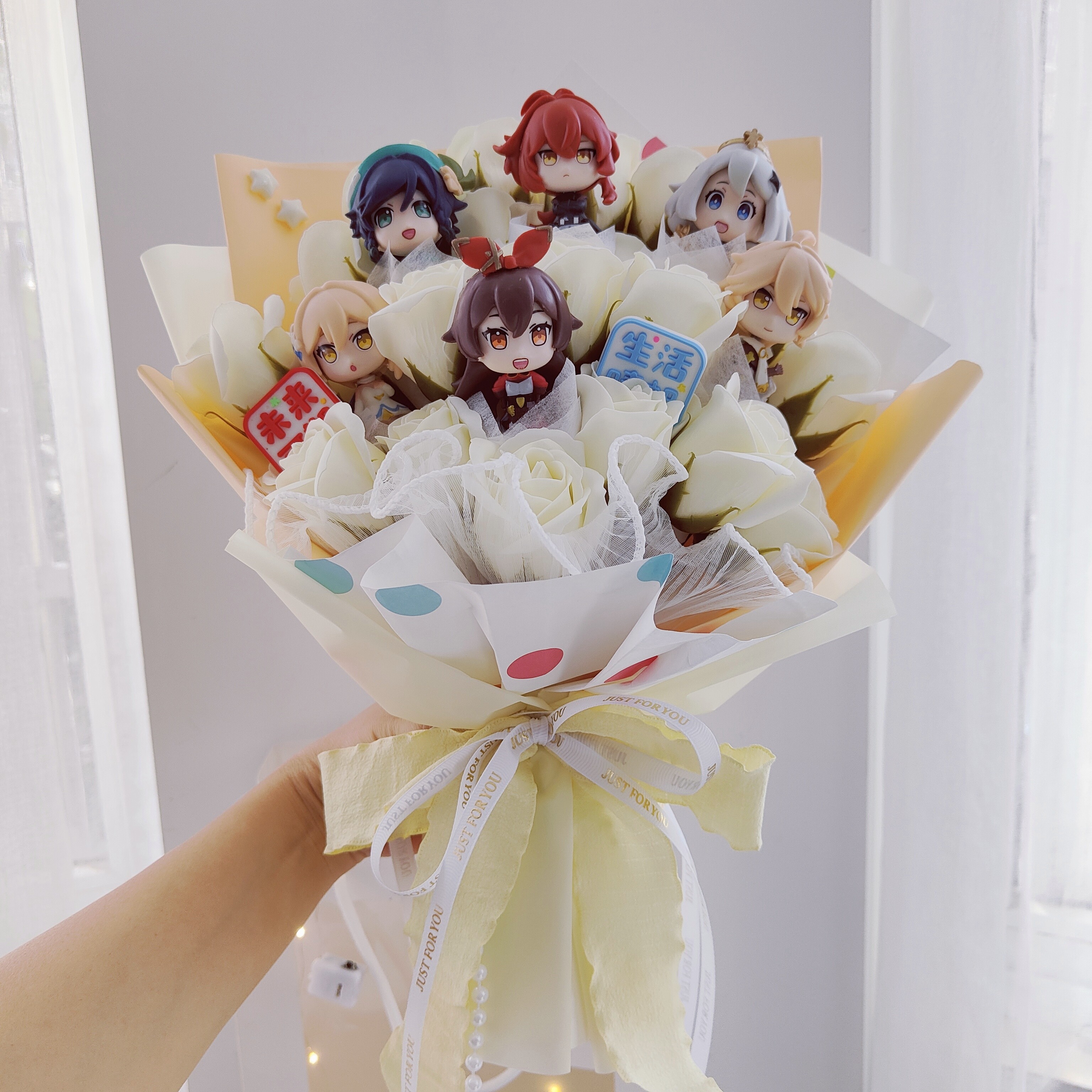 创意花束 原神生日礼物男生女友元旦过年礼物情人节手办花束成品
