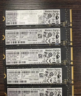 2280固态硬盘 电脑拆机盘 ssd PCIE 西数sn730 NVME