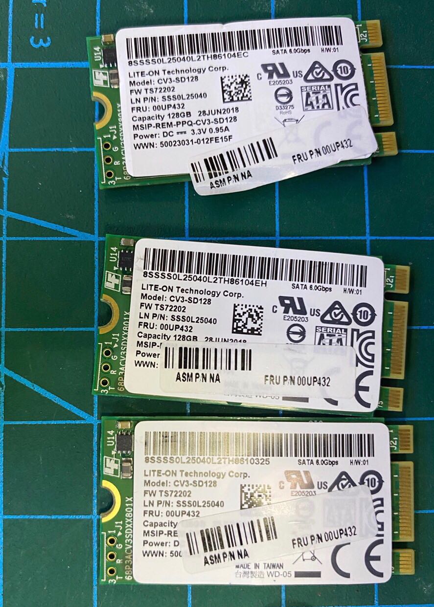 CV3 拆机128G 固态硬盘 2242尺寸 SATA协议 M2接口建兴电脑 ssd 电脑硬件/显示器/电脑周边 固态硬盘 原图主图