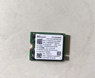 Bc711 256g 2230 nvme pcie m.2 固态硬盘 ssd 电脑拆机 海力士