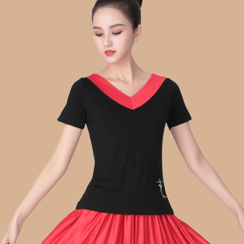 2021广场舞服装女夏季跳舞运动服