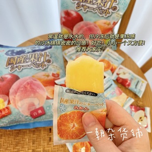 3包 日本艾斯ACE儿童水果蒟蒻可吸果汁沙冰低卡0脂肪棒棒冰棒 包邮