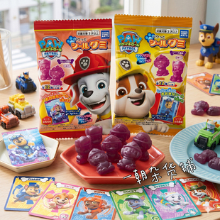 日本进口Takara Tomy 汪汪队立大功 贴纸软糖PAW Patrol 食玩盲盒