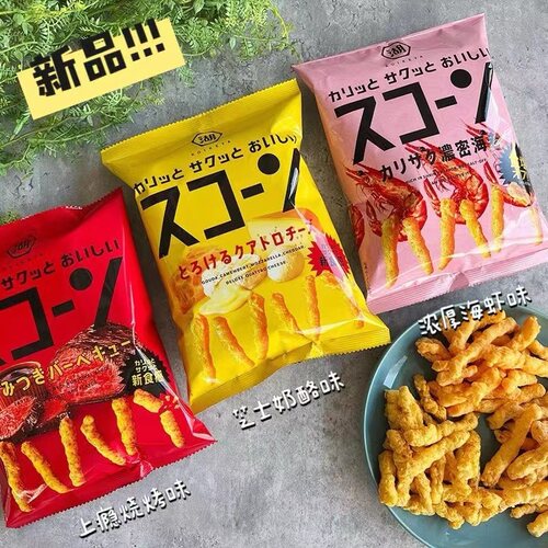 湖池屋粟米条海鲜烧烤味