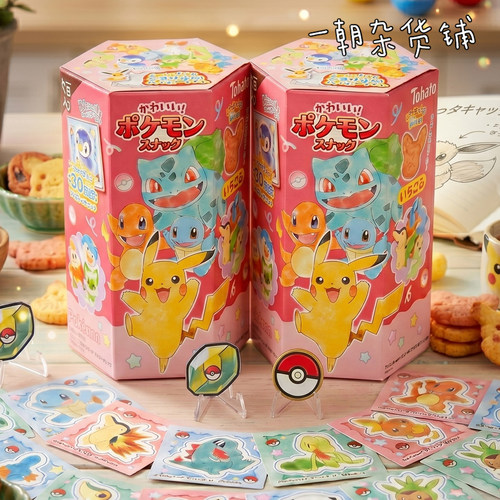 Tohato宝可梦皮卡丘草莓味饼干