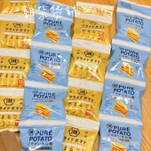 12g×4 现货日本本土湖池屋地心薯片海盐味4连包热销推荐 6包 包邮