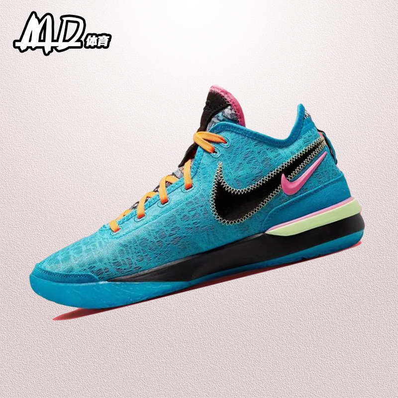 耐克NIKE LeBron NXXT Gen詹姆斯蓝橙鸳鸯男低帮篮球鞋DR8788-900 运动鞋new 篮球鞋 原图主图