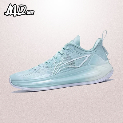 李宁男子防滑耐磨低帮减震篮球鞋