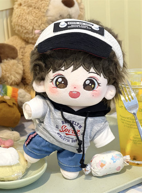 20cm张子墨棉花娃娃毛绒原创玩偶墨宝明星公仔玩具节日礼品现货