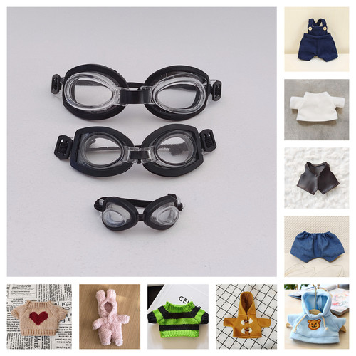 掌门狗护目镜相机毛衣配件背带裤