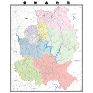 吉林市区市区域县市街道分布地区区域图办公室贴图挂图