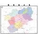 天等县市区域县市地图街道分布地区区域图办公室贴图挂图