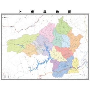 广昌县区域县市地图街道分布地区区域图办公室贴图挂图