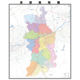 龙游县区市区域县市地图街道分布地区区域图办公室贴图挂图